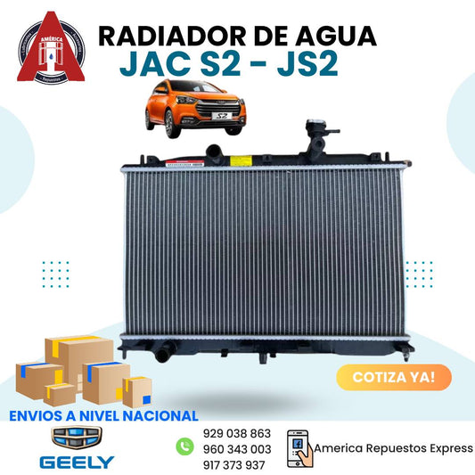 RADIADOR DE AGUA JAC S2 - JS2
